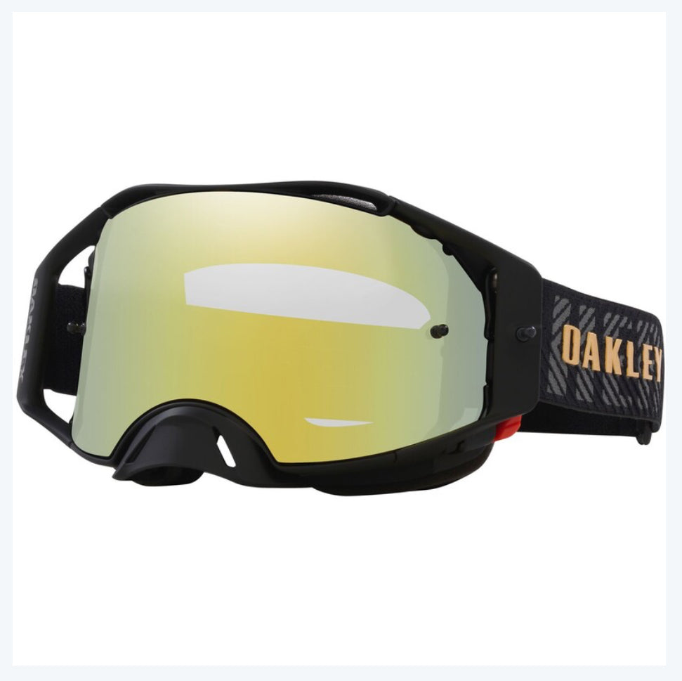 2025 Oakley Airbrake Jeffrey Herlings Signatur Prizm MX Schwarzes Glas