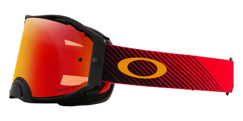 OAKLEY Airbrake MX Brille - Red Flow Prizm MX Torch Glas