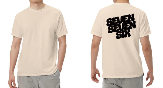 SevenSevenSix Street Wear T-shirt Cream