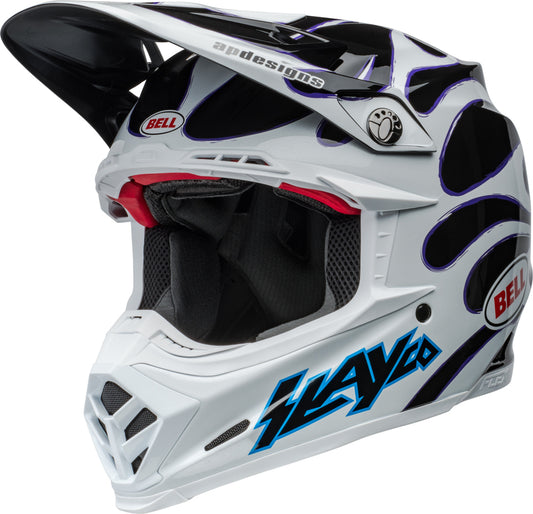 BELL Moto-9S Flex Helm - Slayco 24 Gloss White/Black