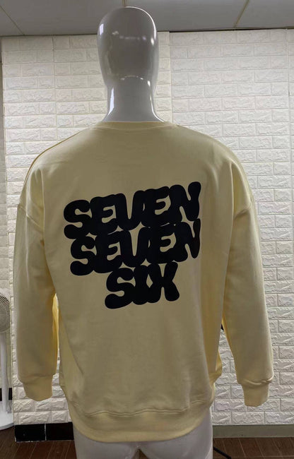 SevenSevenSix Street Wear SweatShirt Cream