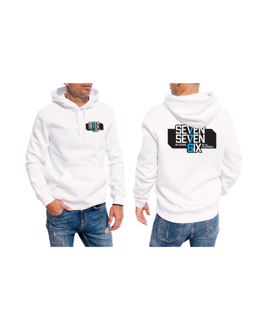 SevenSevenSix Erwachsenen Hoodie weiß